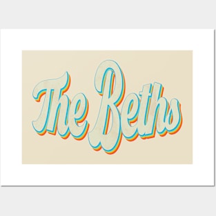 vintage color the beths Posters and Art